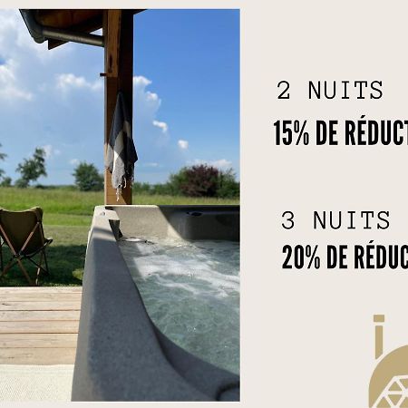 Dome Insolite Cedre Jacuzzi Et Petits Dejeuners Inclus Lagraulet-du-Gers Esterno foto