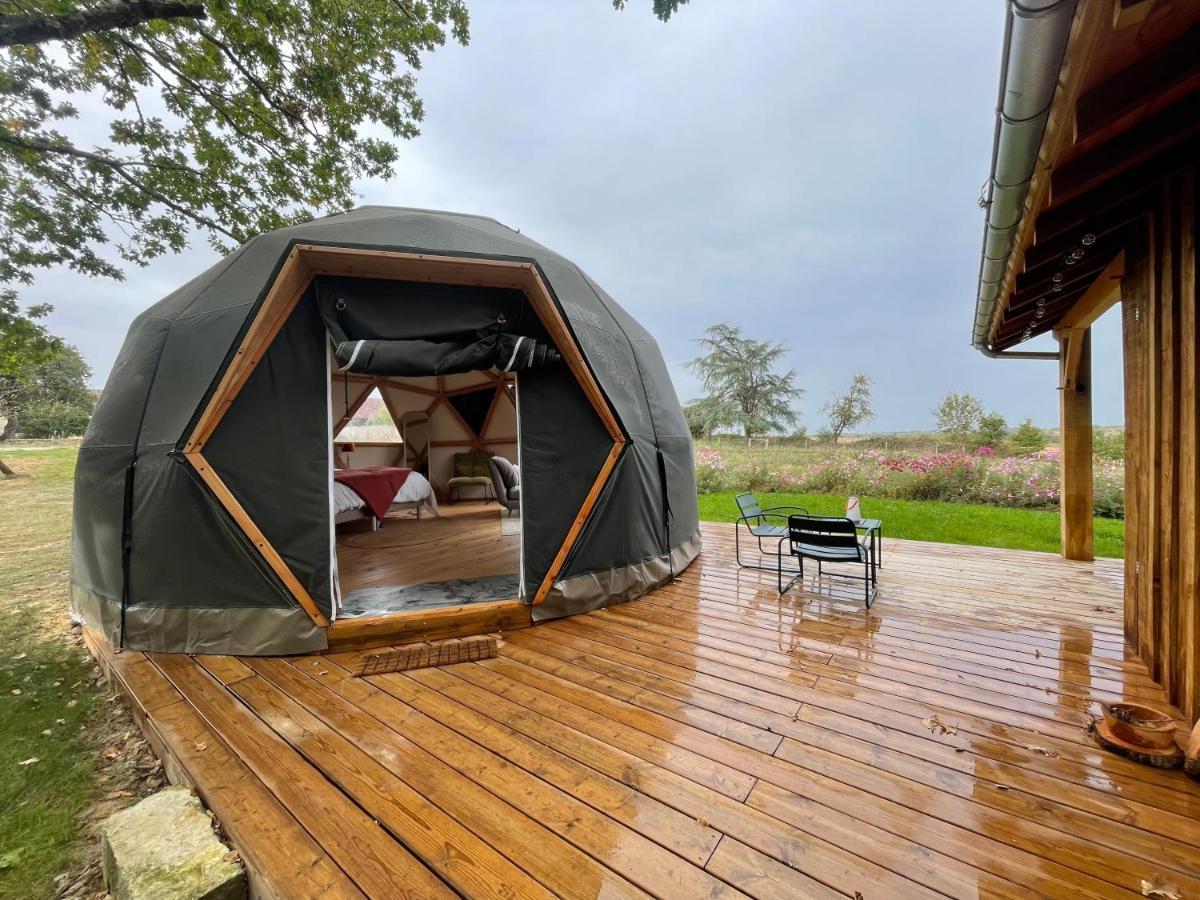 Dome Insolite Cedre Jacuzzi Et Petits Dejeuners Inclus Lagraulet-du-Gers Esterno foto
