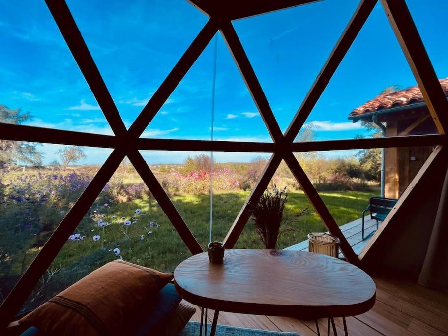 Dome Insolite Cedre Jacuzzi Et Petits Dejeuners Inclus Lagraulet-du-Gers Esterno foto