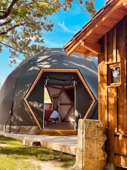Dome Insolite Cedre Jacuzzi Et Petits Dejeuners Inclus Lagraulet-du-Gers Esterno foto