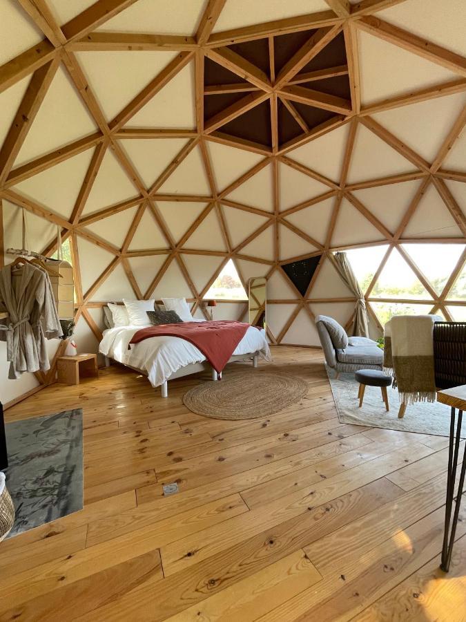 Dome Insolite Cedre Jacuzzi Et Petits Dejeuners Inclus Lagraulet-du-Gers Esterno foto