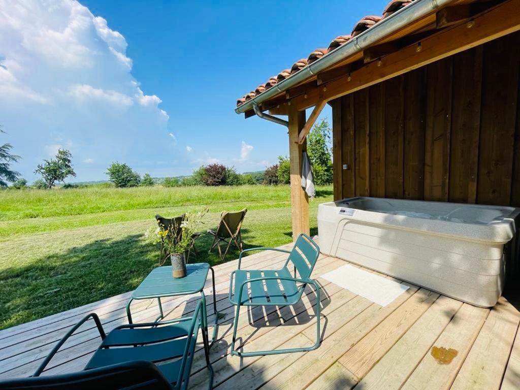 Dome Insolite Cedre Jacuzzi Et Petits Dejeuners Inclus Lagraulet-du-Gers Esterno foto