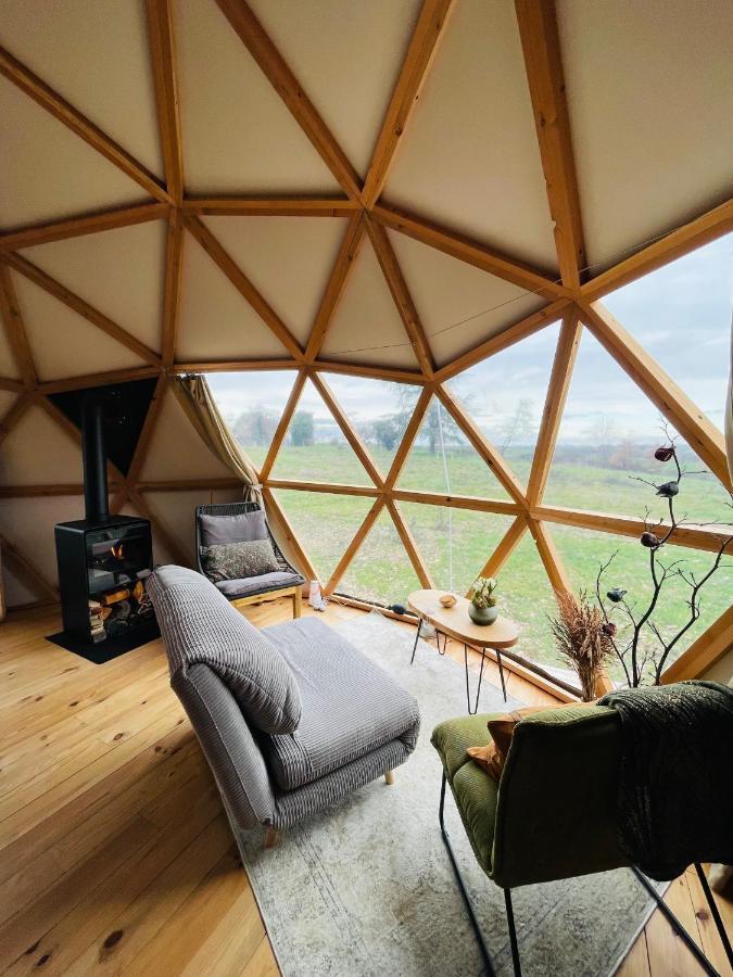 Dome Insolite Cedre Jacuzzi Et Petits Dejeuners Inclus Lagraulet-du-Gers Esterno foto